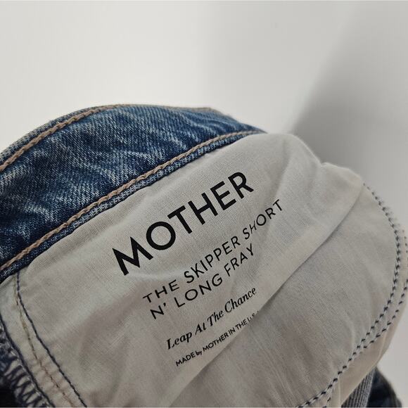 Mother Leap At The Chance Long Fray Skipper Shorts 31 - Picture 11 of 16